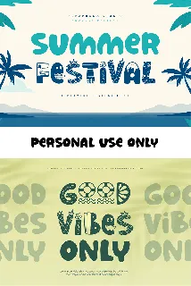 Summer Festival font