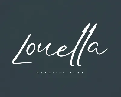 Louella font