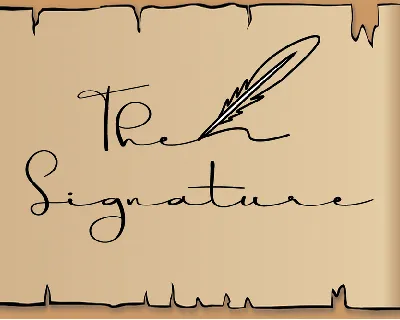 The Signature font