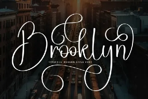 Brooklyn Script font