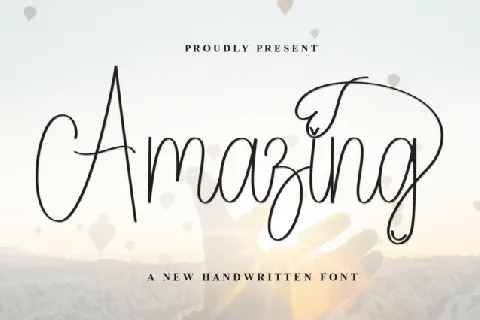 Amazing Script font