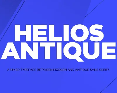 Helios Antique font