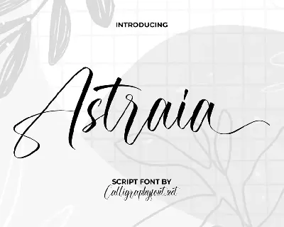 Astraia Demo font