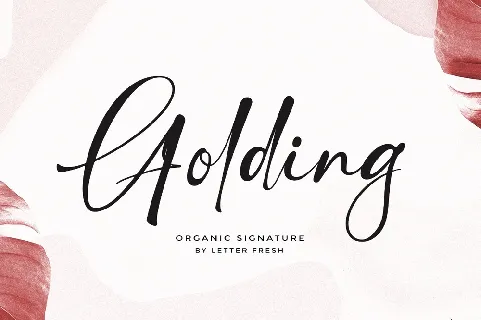 Golding font