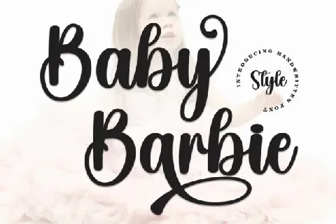Baby Barbie Script font
