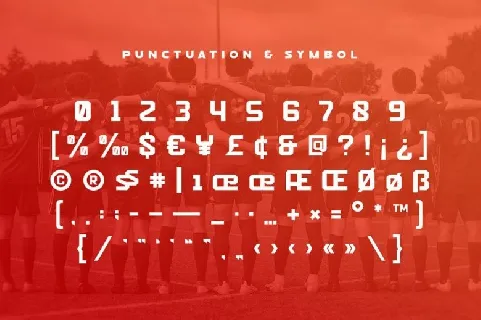 Soccer font