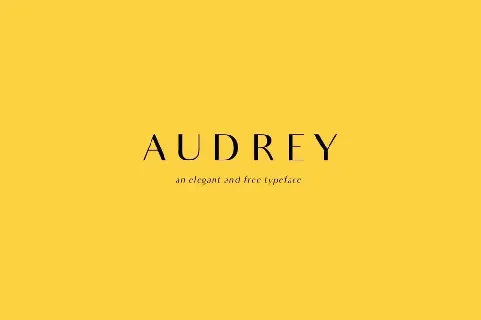 Audrey font