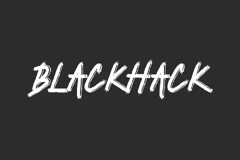 Blackhack Demo font