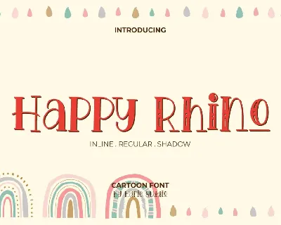 Happy Rhino Demo font