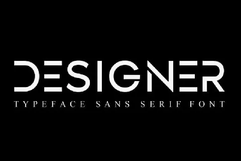 DESIGNER Display font