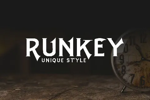 Runkey font