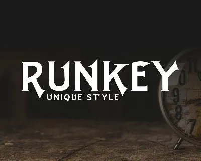 Runkey font