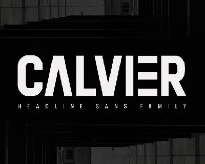 Calvier Sans Family font