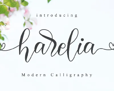 Harelia font