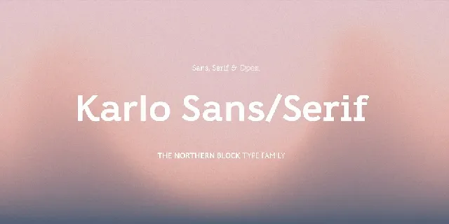 Karlo Family font