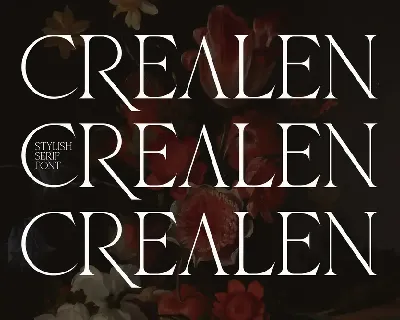 CREALEN font