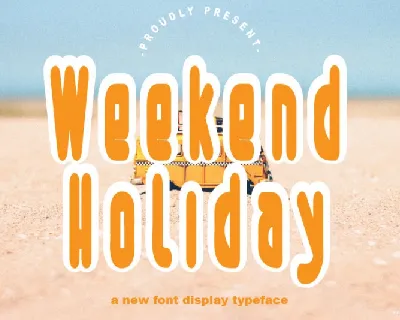 Weekend Holiday font