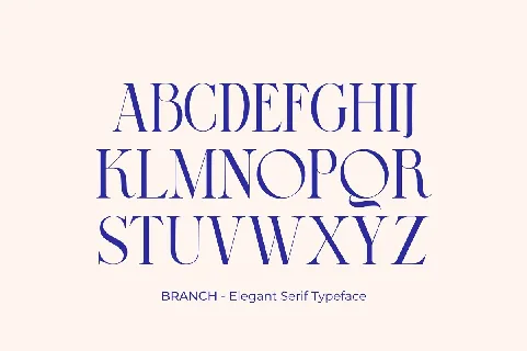 Branch font