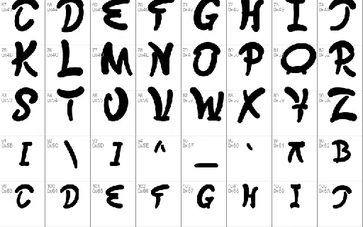 Tsuchigumo font