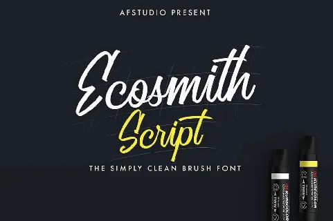Ecosmith Script Free font