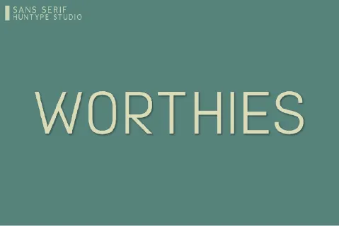 Worthies font