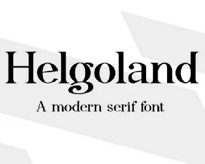 Helgoland font