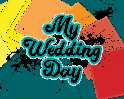 My Wedding Day font