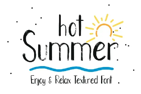 Hot Summer Display font