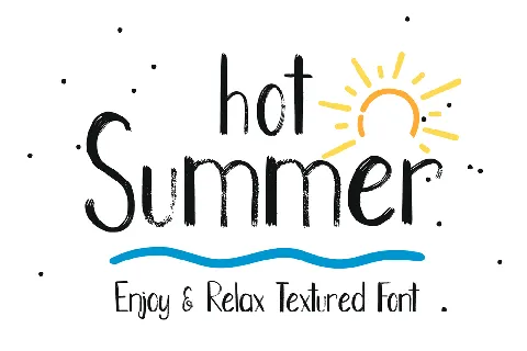 Hot Summer Display font