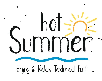 Hot Summer Display font