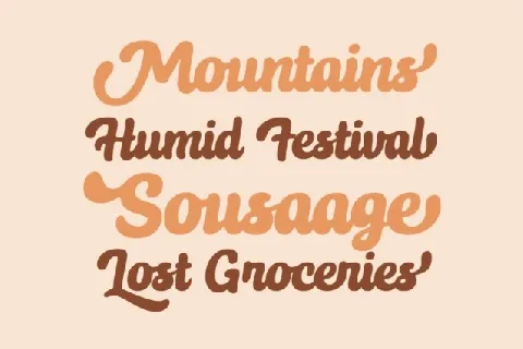 Choco Taste font