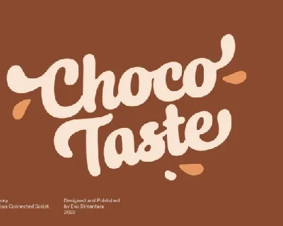 Choco Taste font