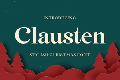 Clausten font