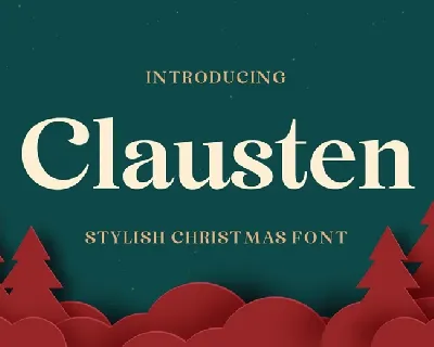 Clausten font