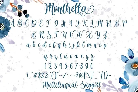 Monthella font