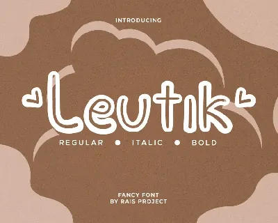 Leutik Demo font