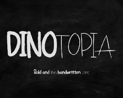 DinoTopia font