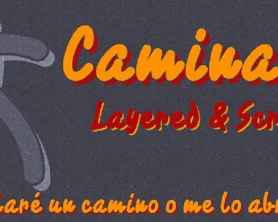 Caminata One font