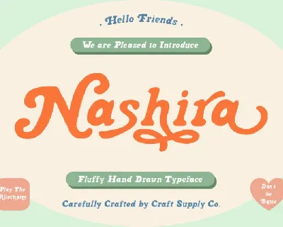 Nashira – Playful font