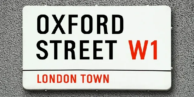 Oxford Street font