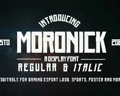 Moronick font