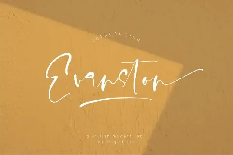 Evanston Script font