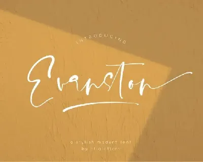Evanston Script font
