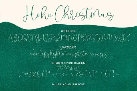 Hoho Christmas font