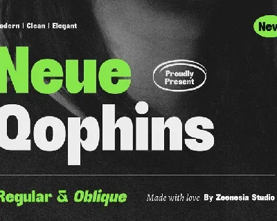 Neue Qophins font