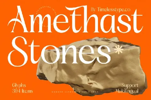 Amethast Stones Serif font