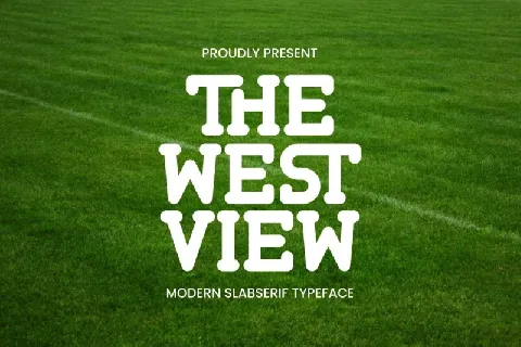 The West View font