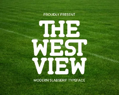 The West View font