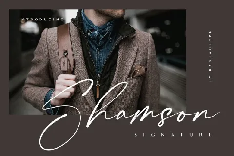 Shamson Signature font