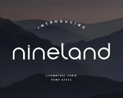 Nineland Display font